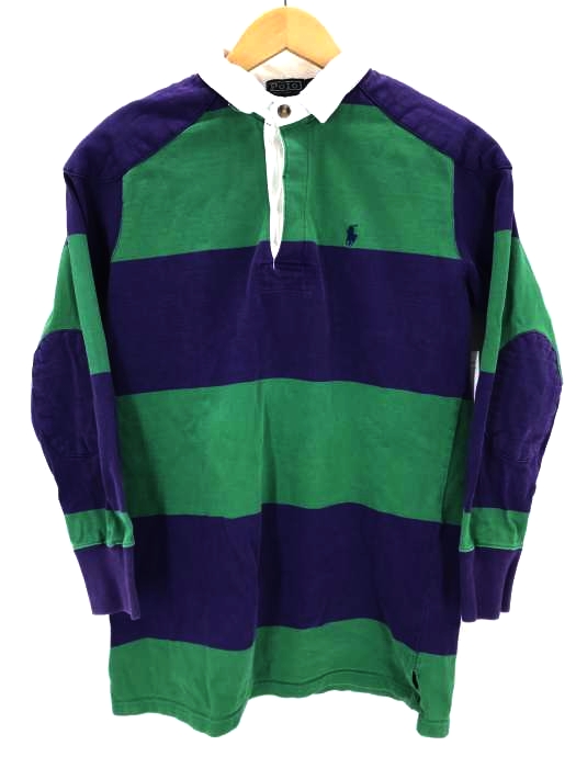 Polo by RALPH LAUREN（ポロバイラルフローレン） 80s ボーダーラガーシャツ メンズ トップス