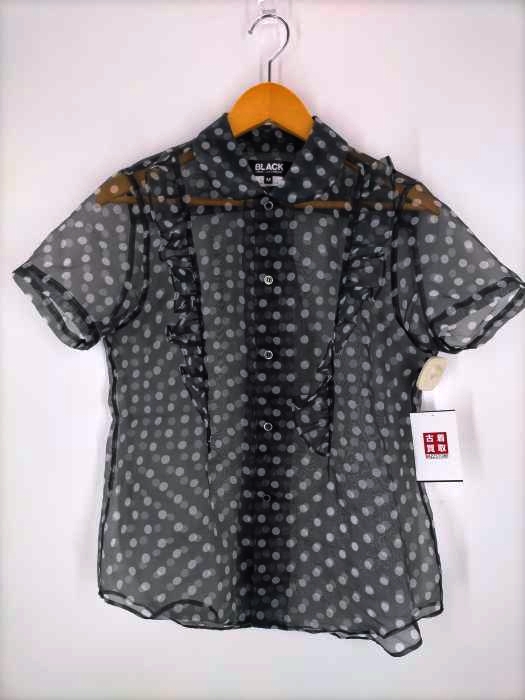 BLACK COMME des GARCONS（ブラックコムデギャルソン） シースルー ドットブラウス レディース トップス