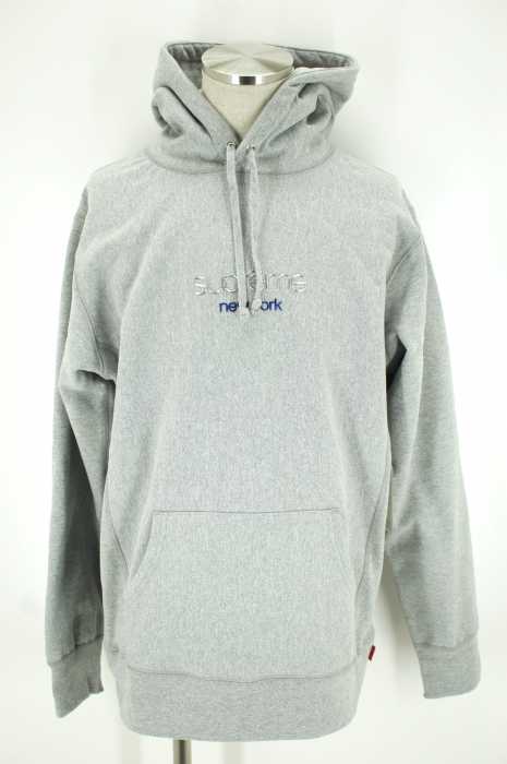 Supreme (シュプリーム) 16AW Chrome Classic Logo Hooded パーカー メンズ トップス