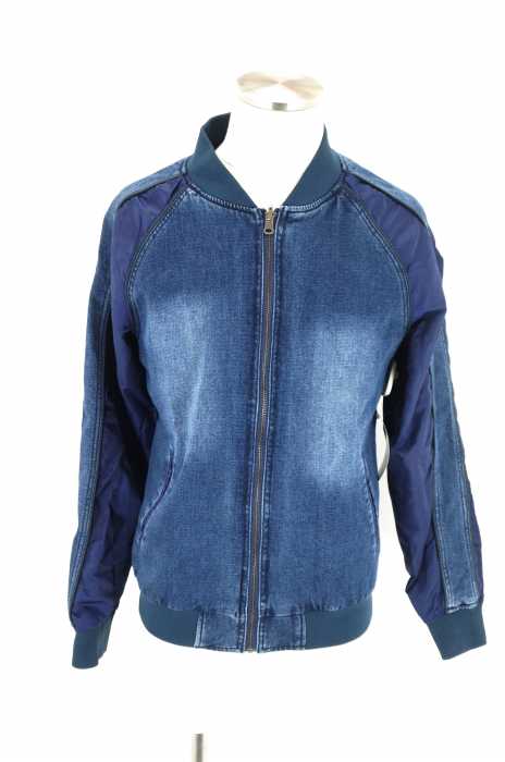 In The Attic (インザアティック) デニム×カモフラ柄リバーシブルジップアップブルゾン メンズ アウター