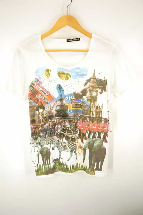 FRAPBOIS（フラボア） HAKU-PRINT プリント半袖Tシャツ レディース トップス