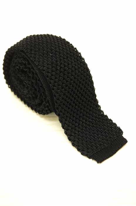 Porter Classic ネクタイ ニットタイ ブラック ポータークラシック Porter Classic CLASSIC SILK KNIT TIE ポータークラシック