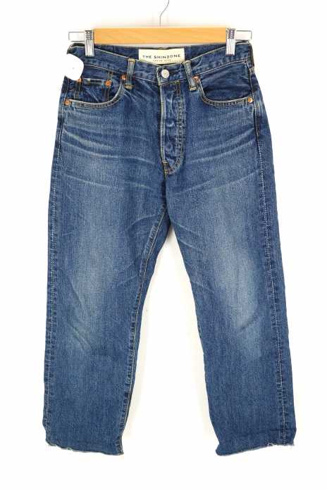 THE Shinzone （ザシンゾーン） STRAIGHT DENIM PT  カットオフデニムパンツ レディース パンツ