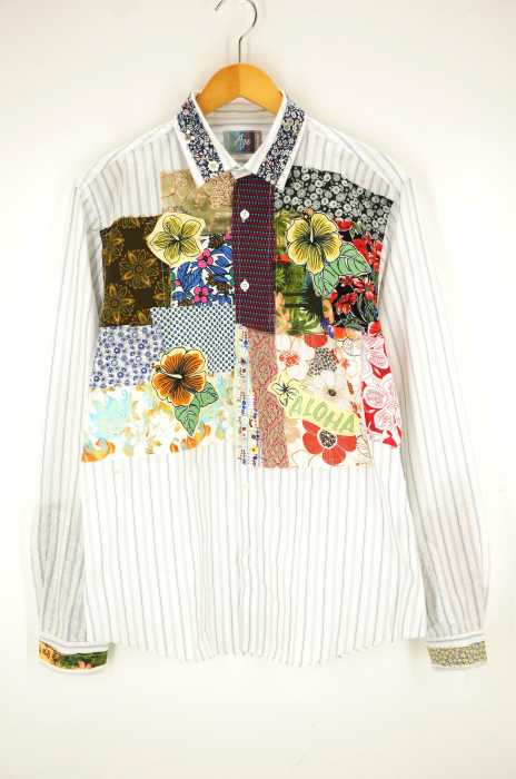 AGE（エイジ） パッチワーク総柄シャツ メンズ トップス