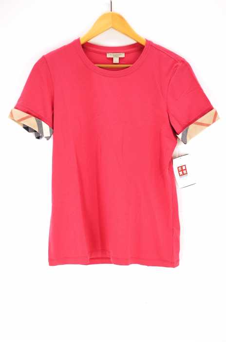 BURBERRY BRIT (バーバリーブリット) 袖口ノヴァチェッククルーネックTEE レディース トップス