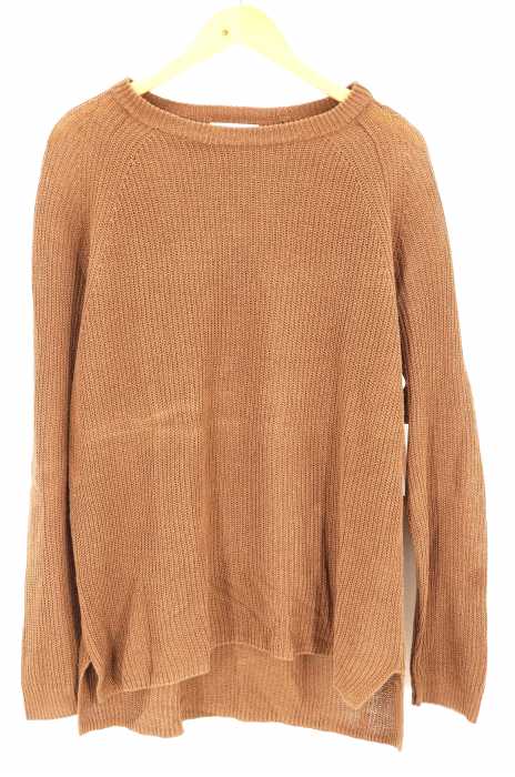 UNITED ARROWS green label relaxing （ユナイテッドアローズグリーンレーベルリラクシング） SC リネン 畦 クルーネック ニット メンズ トップス