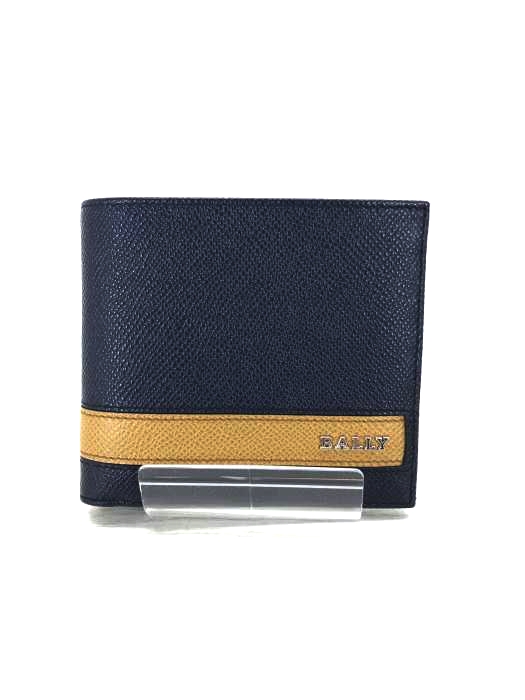 BALLY（バリー） バイカラー 二つ折り レザーウォレット メンズ 財布・ケース