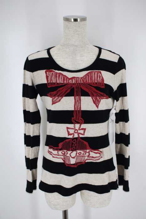 Vivienne Westwood RED LABEL (ヴィヴィアンウエストウッドレッドレーベル) ボーダーカットソー レディース トップス
