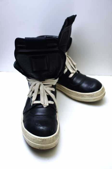 RICK OWENS （リックオウエンス） ジオバスレザーハイカットスニーカー メンズ シューズ