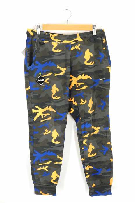 F.C.Real Bristol/ F.C.R.B. （エフシーレアルブリストル / エフシーアールビー） Atomic Orange Camo　カモ柄スウェットパンツ メンズ パンツ