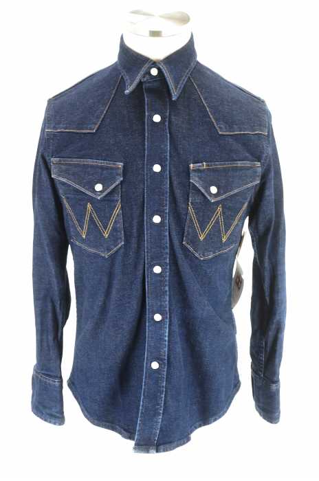 DUFFER×Wrangler (ダファー×ラングラー) STRETCH DENIM WESTERN SHIRT OW　デニムシャツ メンズ トップス