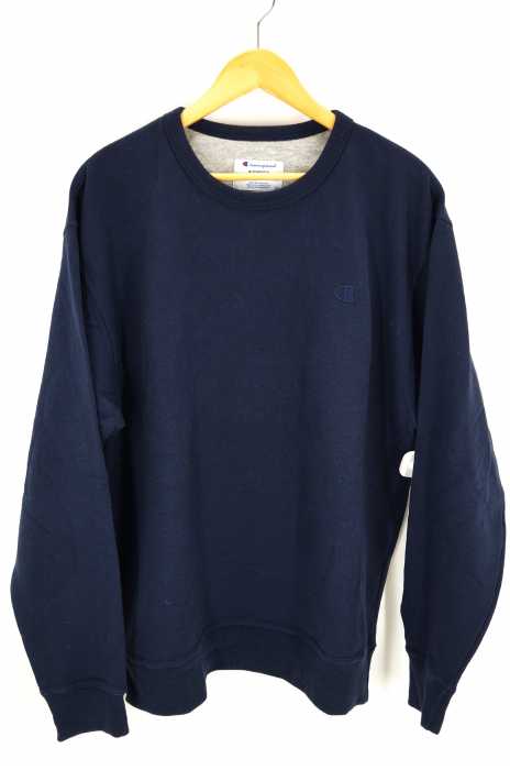 Champion （チャンピオン） ロゴ刺繍入りスウェットトップス メンズ トップス