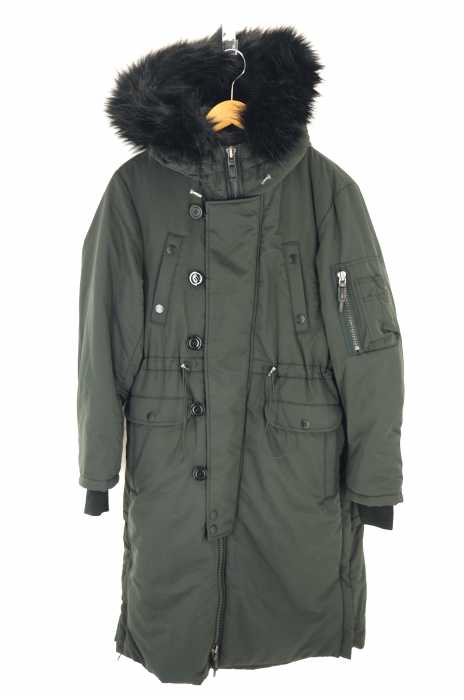 SLY(スライ) SIDE ZIP HOODED COAT サイドジップフーデッドコート ミリタリー レディース アウター