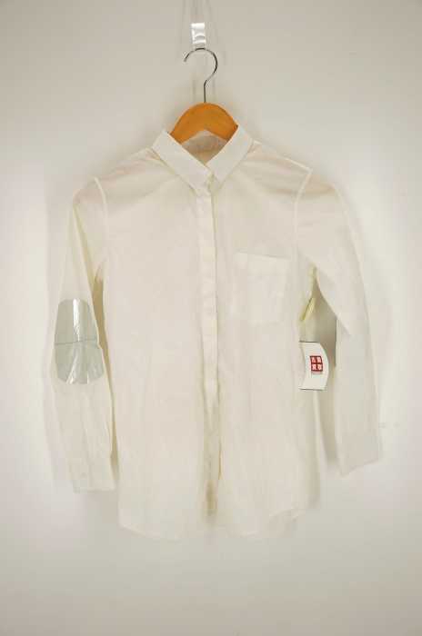 GOLDEN GOOSE(ゴールデングース) エルボーパッチ比翼シャツ レディース トップス