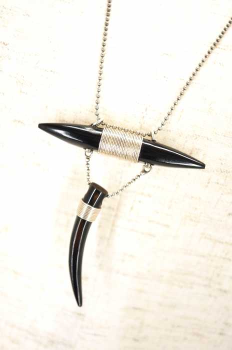 CHAN LUU(チャンルー) ホーンペンダント スターリングシルバーネックレス レディース アクセサリー