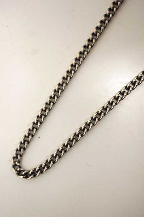 The Letters （ザレターズ） Classic Long Chain　燻し加工シルバーネックレス シルバー メンズ アクセサリー