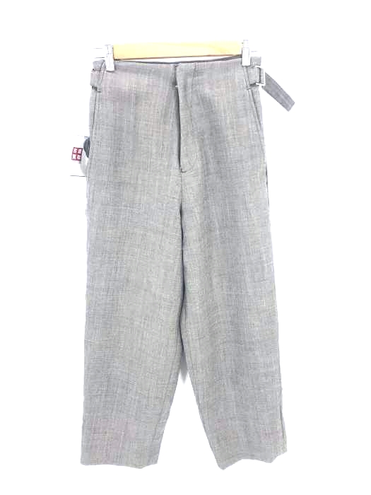 beautiful people（ビューティフルピープル） striperever sharkski n cropped wide pants メンズ パンツ