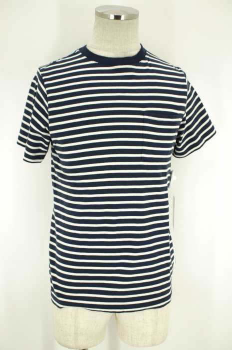 SATURDAYS SURF NYC（サタデーズ サーフ ニューヨーク） ボーダーポケットTシャツ メンズ トップス