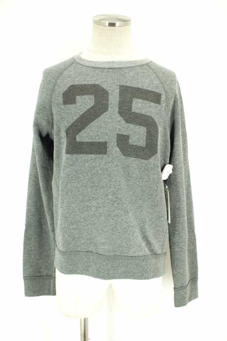 Abercrombie & Fitch （アバクロンビーアンドフィッチ） ナンバリング裏起毛スウェットトップス メンズ トップス