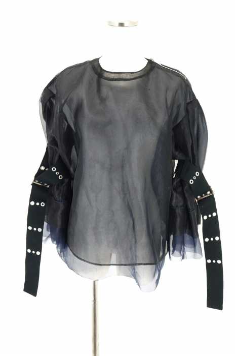 Sacai (サカイ) シースルーオーガンジーデザインプルオーバー レディース トップス