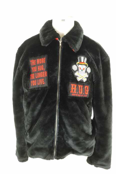 H.U.G / HEAVEN UNDER GROUND () フェイクファー ジップ メンズ 