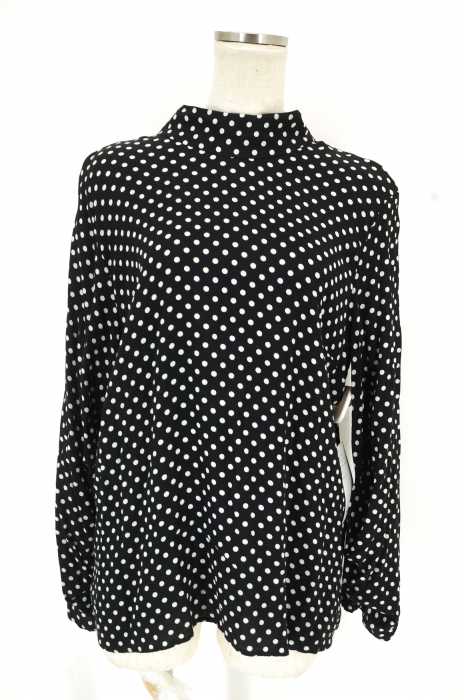 ZARA WOMAN （ザラ ウーマン） リボンデザインドットブラウス