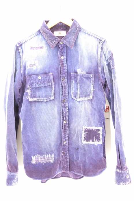 M(エム) USED加工コーデュロイシャツ メンズ トップス