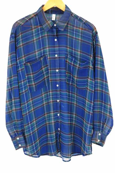 AMERICAN APPAREL(アメリカンアパレル) シースルーチェックシャツ レディース トップス
