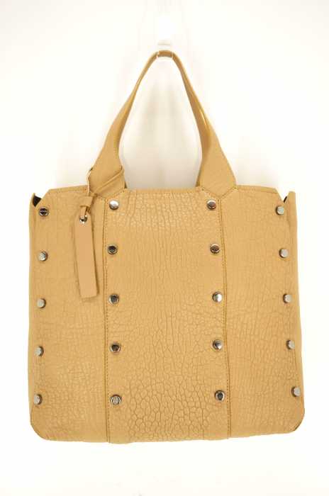 JIMMYCHOO(ジミーチュウ) LOCKETT SHOPPER TOTE グレイニーレザースタッズトートバッグ レディース バッグ
