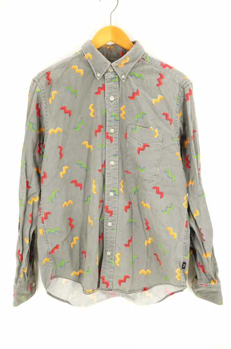 STUSSY （ステューシー） 総柄コットンシャツ メンズ トップス