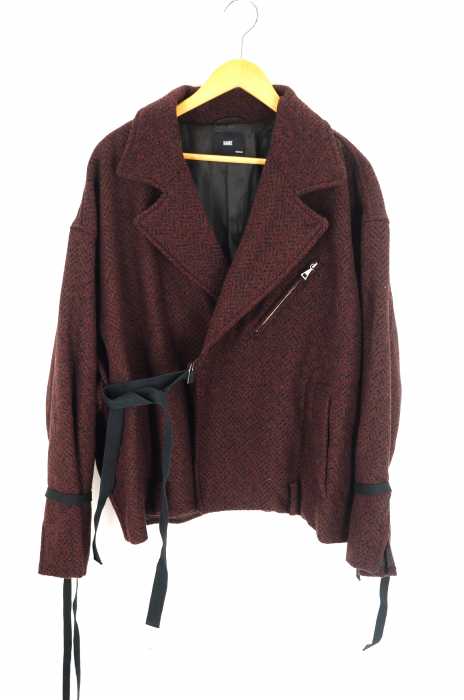 HARE （ハレ） ウールライダースコート メンズ アウター