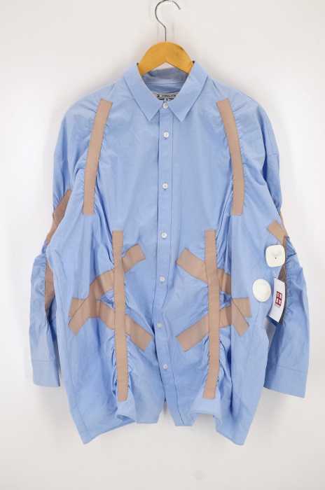 ANREALAGE（アンリアレイジ） TAPINGGATHERSHIRT シャツ メンズ トップス