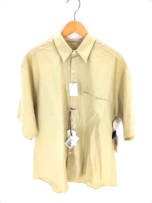 AURALEE(オーラリー) WASHED FINX TWILL BIG HALF SLEEVED SHIRTS メンズ トップス