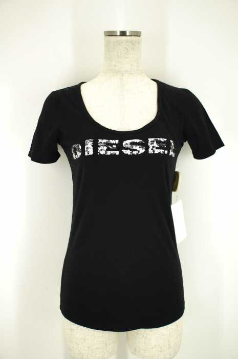 DIESEL (ディーゼル) ロゴプリントTシャツ レディース トップス