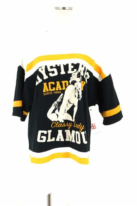 HYSTERIC GLAMOUR （ヒステリックグラマー） 17AW HYS ACADEMY pt OP ナンバリングオーバーサイズカットソーワンピース レディース トップス