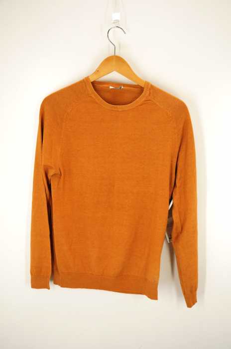 JIL SANDER(ジルサンダー) カシミヤ混 シルク混 ラグランニット セーター 薄手 メンズ トップス