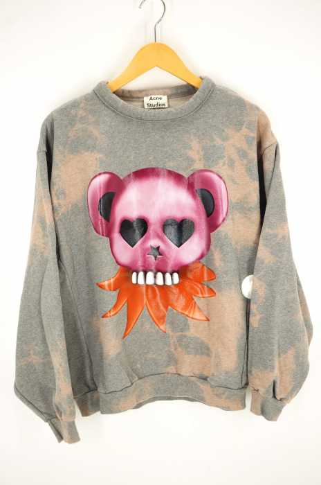 ACNE STUDIOS（アクネストゥディオズ） FINT BEAR プリントプルオーバー メンズ トップス