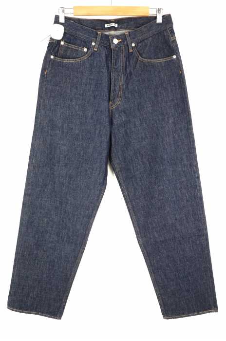 AURALEE （オーラリー） HARD TWIST DENIM WIDE PANTS メンズ パンツ