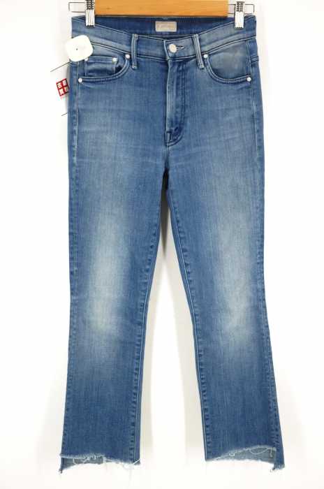 mother（マザー） THE INSIDER CROP STEP FRAY カットオフウォッシュクロップ丈デニムパンツ レディース パンツ