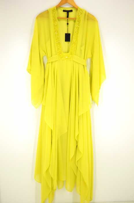 BCBG MAXAZRIA（ビーシービージーマックスアズリア） ビジュー装飾シフォンワンピース レディース ワンピース