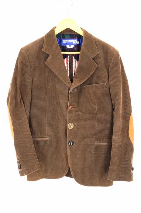 JUNYA WATANABE COMME des GARCONS MAN（ジュンヤワタナベコムデギャルソンマン） AD2014　エルボーパッチコーデュロイテーラードジャケット メンズ アウター