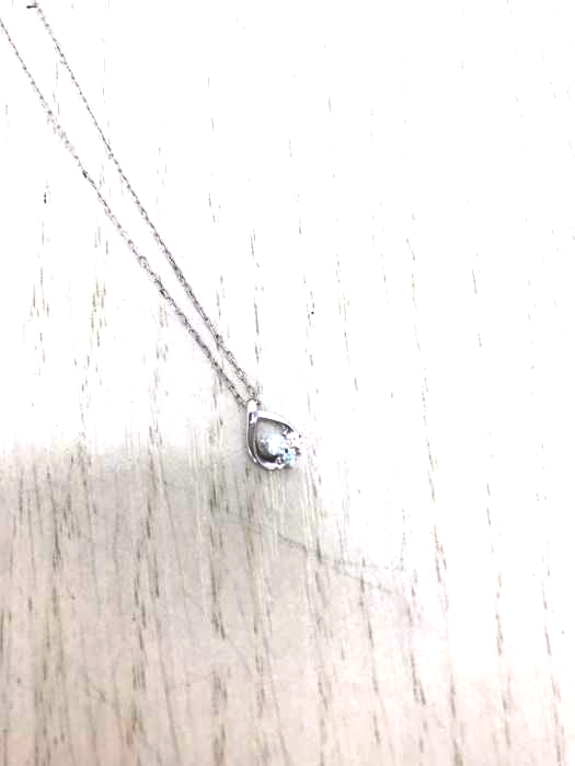 4℃（ヨンドシー） K10 しずくネックレス レディース アクセサリー