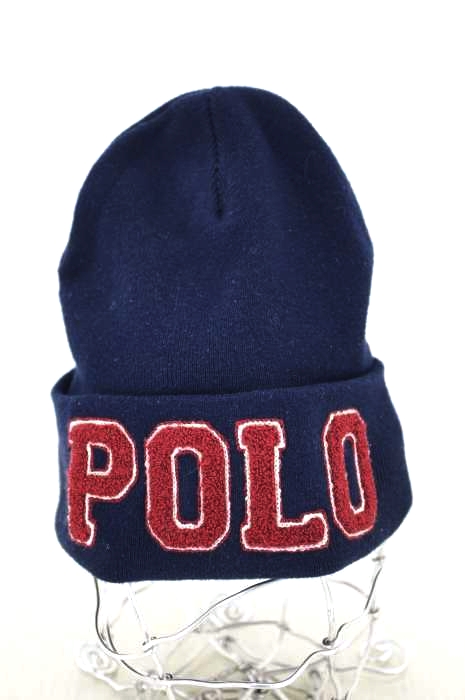 POLO RALPH LAUREN（ポロラルフローレン） パイルワッペンコットンビーニー メンズ 帽子