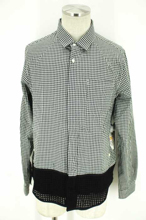 Name. （ネーム） 16SS GINGHAM CHECK COMBINATION SHIRT シャツ メンズ トップス