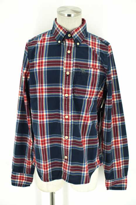 Abercrombie & Fitch （アバクロンビーアンドフィッチ） ボタンダウンチェックシャツ メンズ トップス