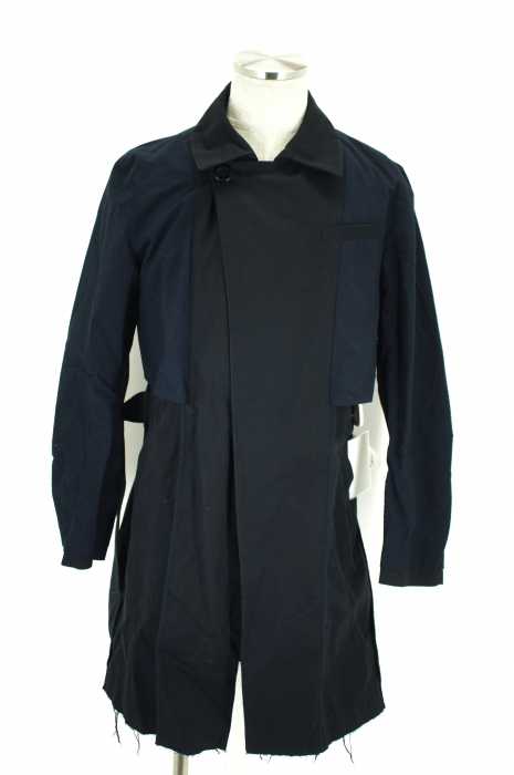 John UNDERCOVER （ジョンアンダーカバー） 14SS 袖パンチング インサイドアウト トレンチコート メンズ アウター
