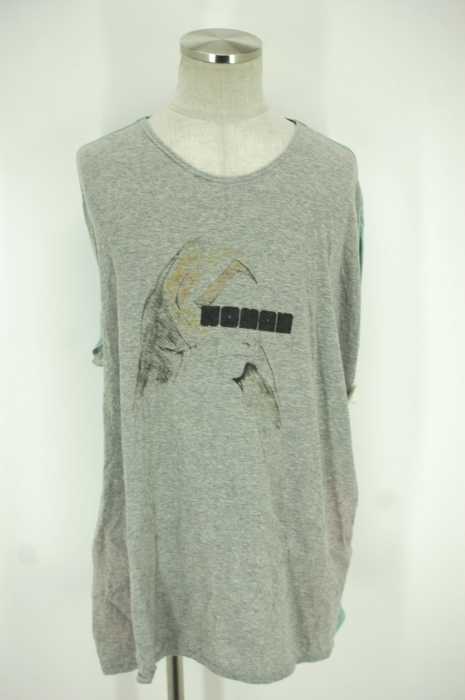 STOF （ストフ） 切替ビッグTシャツ メンズ トップス