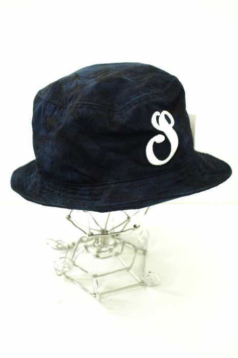 Subciety （サブサエティ） ボタニカル柄刺繍バケットハット メンズ 帽子