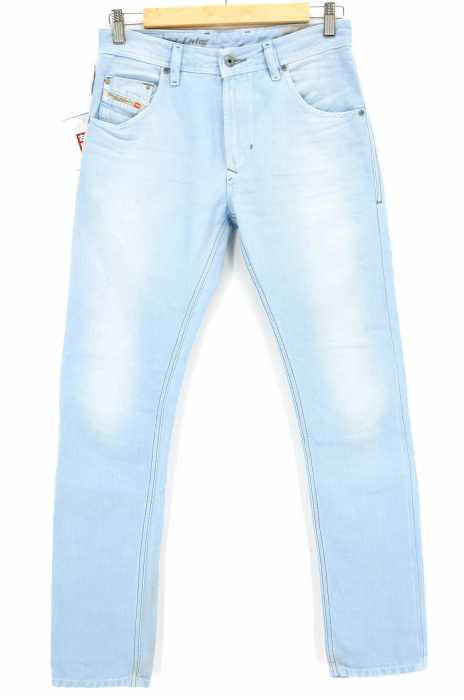 DIESEL （ディーゼル） KRAYVER ウォッシュ加工リネン×コットンカラーパンツ メンズ パンツ