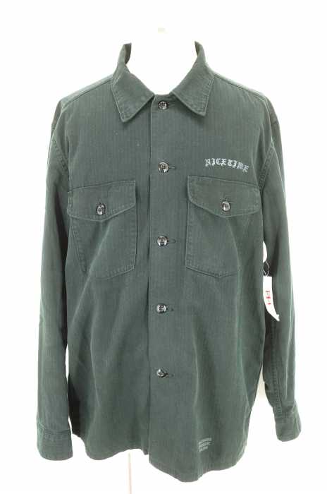 WACKO MARIA （ワコマリア） HERRINGBONE ARMY SHIRT メンズ トップス